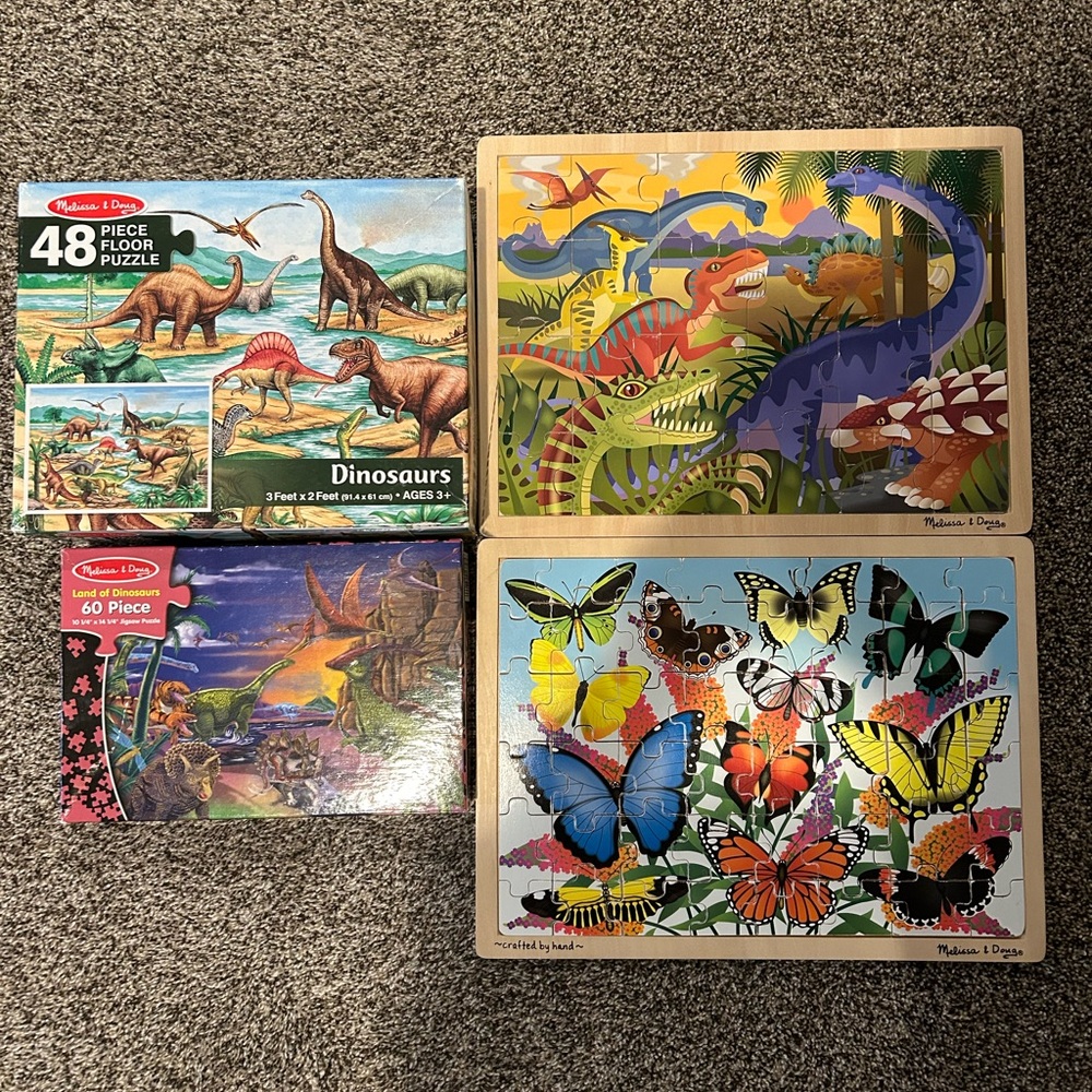 Melissa & Doug Puzzle Lot
